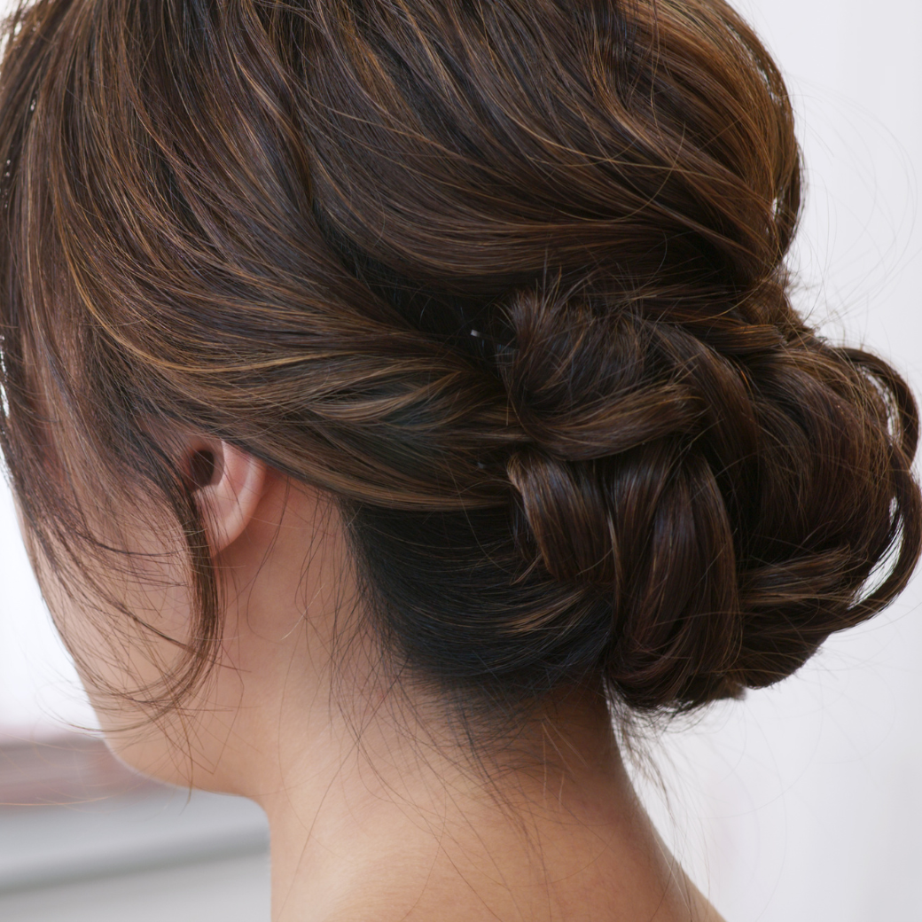 peinados recogidos y sencillos