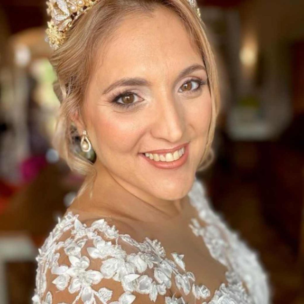 maquillaje de novia natural ojos marrones 